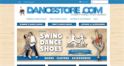Desktop Screenshot of dancestore.com