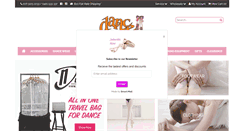 Desktop Screenshot of dancestore.com.au